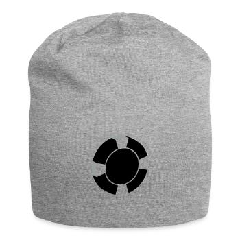 Poker Poker-Chip - Jersey-Beanie - Grau meliert - Vorne