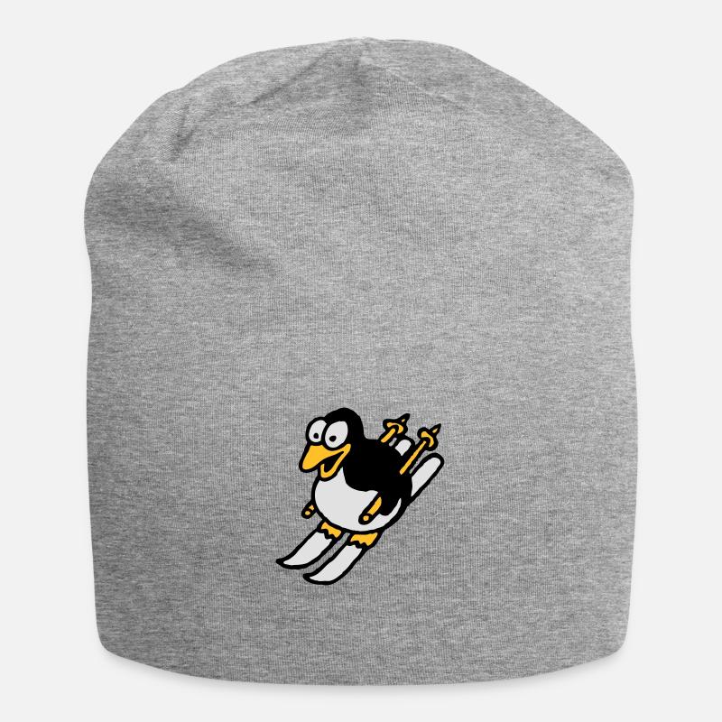 pinguin_ski_022011_i_3c - Jersey-Beanie - Grau meliert