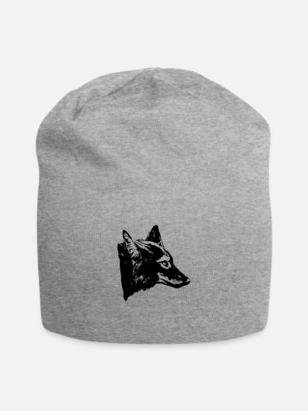 coyote - Jersey-Beanie - Grau meliert