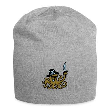 Pirate Otkopus 3 - Jersey Beanie - heather grey - Front