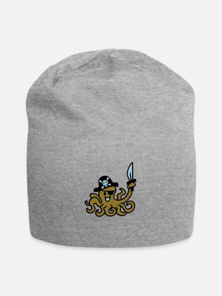 Pirat Otkopus 3 - Jersey-Beanie - Grau meliert