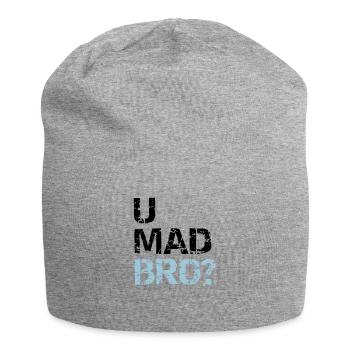 u mad bro? - Jersey Beanie - heather grey - Front