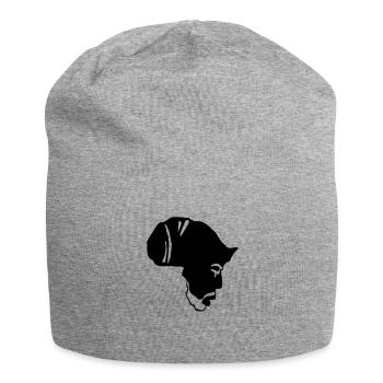 Africa rasta - Jersey Beanie - heather grey - Front