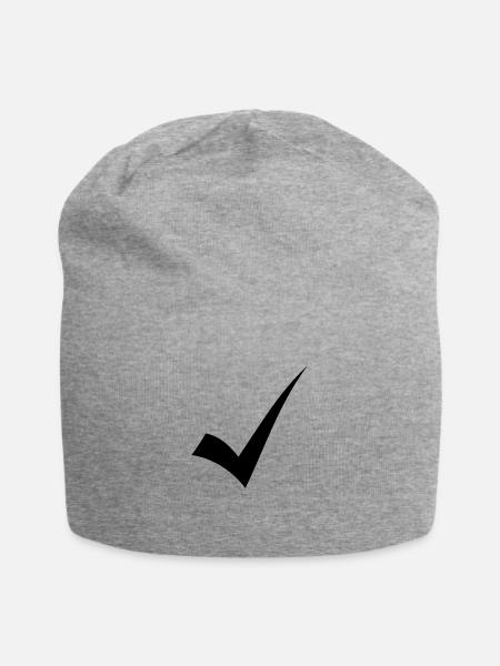 Haken - Jersey-Beanie - Grau meliert