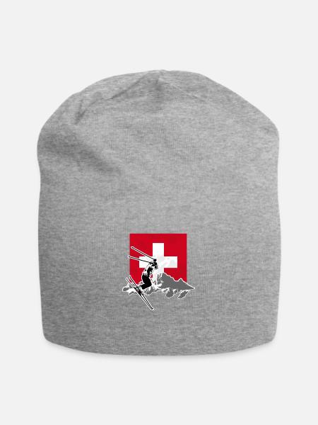 Swiss Ski Alpine - Jersey-Beanie - Grau meliert