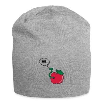 wurm_hi_02 - Jersey-Beanie - Grau meliert - Vorne