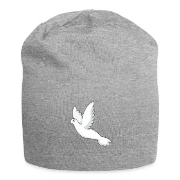 Dove - Jersey Beanie - heather grey - Front