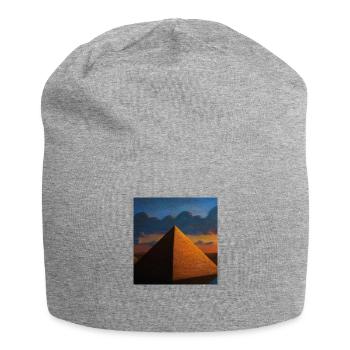 Great Pyramid - Jersey Beanie - heather grey - Front