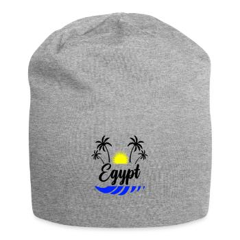 Égypte - Bonnet en jersey - gris chiné - Devant