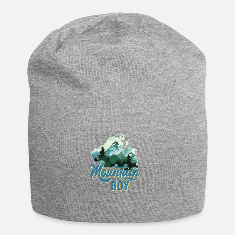 Mountain Boy Bunt - Jersey-Beanie - Grau meliert
