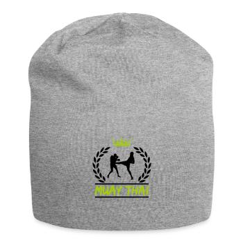 muay thai - Jersey-Beanie - Grau meliert - Vorne