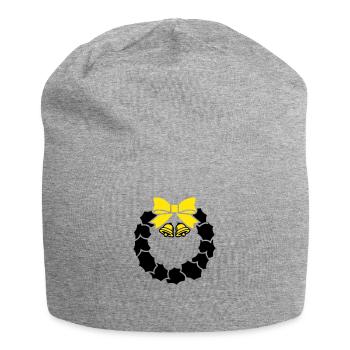 Cloches de couronne 002 - Bonnet en jersey - gris chiné - Devant
