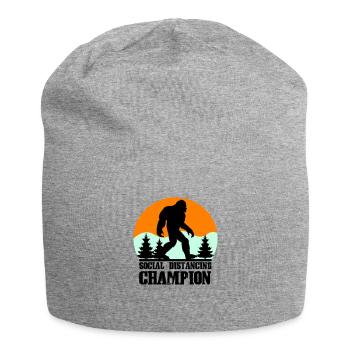Distanciation sociale Big Foot - Bonnet en jersey - gris chiné - Devant