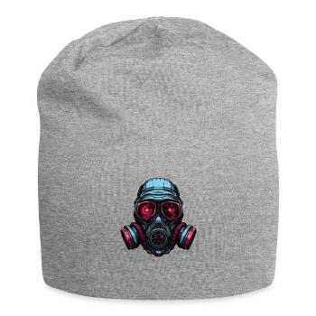 Gas mask - Jersey Beanie - heather grey - Front