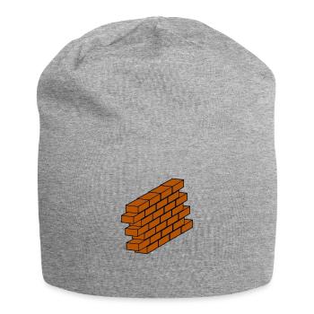 Brick wall - Jersey Beanie - heather grey - Front