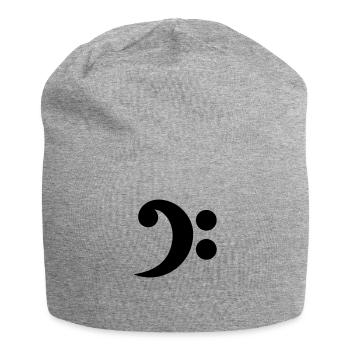 Bass Symbol - Jersey-Beanie - Grau meliert - Vorne