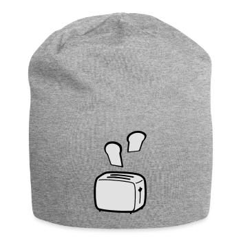toast - Bonnet en jersey - gris chiné - Devant