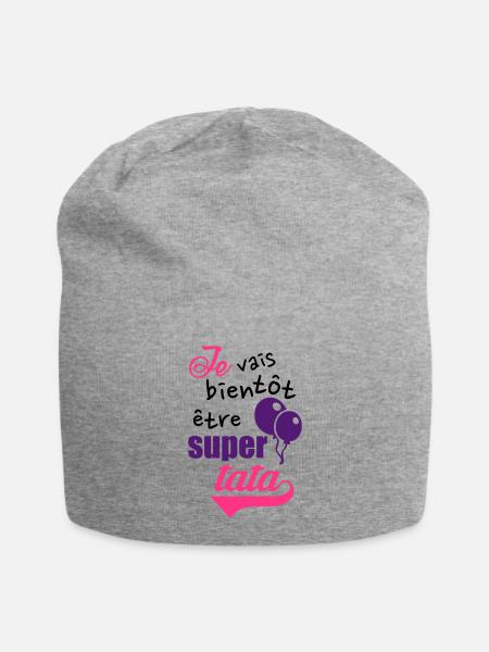tata - Bonnet en jersey - gris chiné