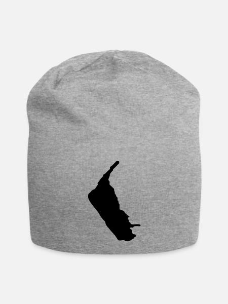 amrum - Jersey-Beanie - Grau meliert