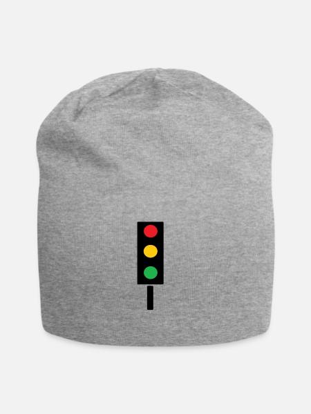 Ampel - Jersey-Beanie - Grau meliert