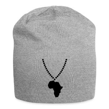 africa - Jersey Beanie - heather grey - Front