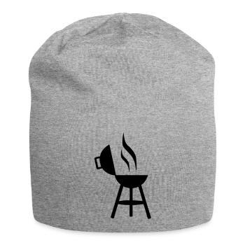 The grill - Bonnet en jersey - gris chiné - Devant