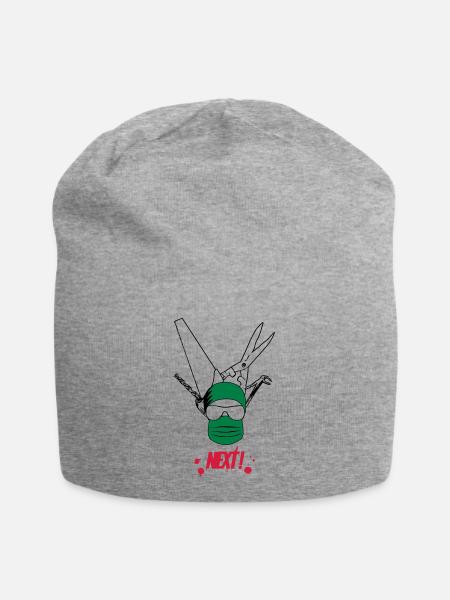 Chirurgien - Bonnet en jersey - gris chiné
