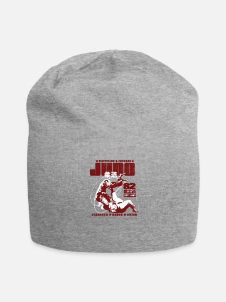 Judo - Jersey-Beanie - Grau meliert