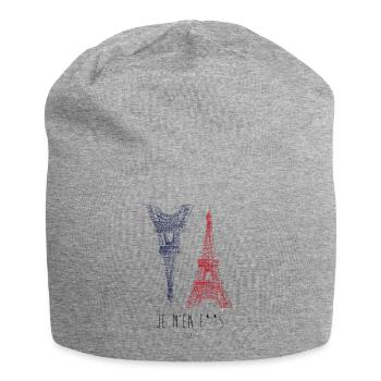 Je m'en F**s (I don't give a f*ck) - Jersey-Beanie - Grau meliert - Vorne