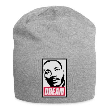 Obey x Dream MLK - Jersey Beanie - heather grey - Front