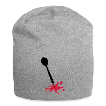 Darts Wound - Jersey Beanie - heather grey - Front