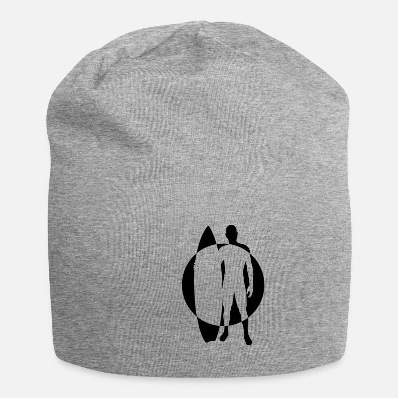 Surf Surf Surf - Bonnet en jersey - gris chiné