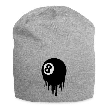 8 ball design - Jersey-Beanie - Grau meliert - Vorne