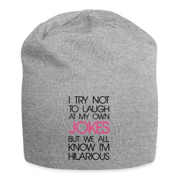 Jokes - Jersey-Beanie - Grau meliert - Vorne
