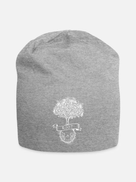 root user linux admin server - Jersey-Beanie - Grau meliert