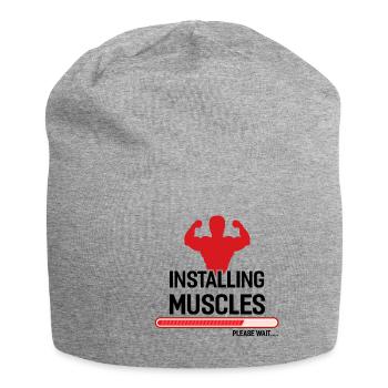 Fitness shirt fitness trainer fitness gift - Jersey Beanie - heather grey - Front