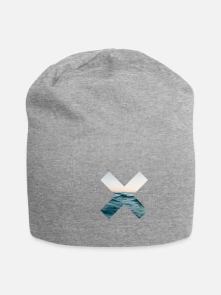 Surf Ocean - Jersey-Beanie - Grau meliert