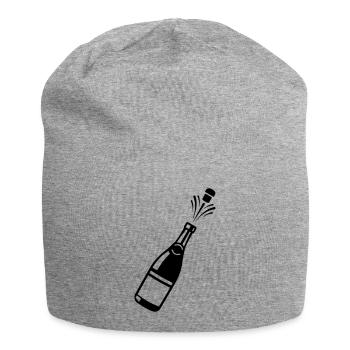 bottle - Jersey Beanie - heather grey - Front