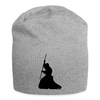 Kobudo bo - Jersey Beanie - heather grey - Front