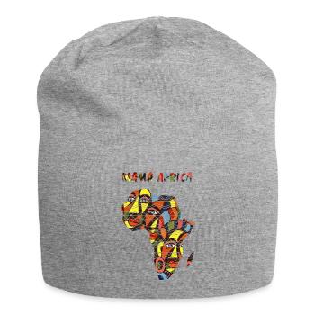 Mama Africa - Jersey Beanie - heather grey - Front