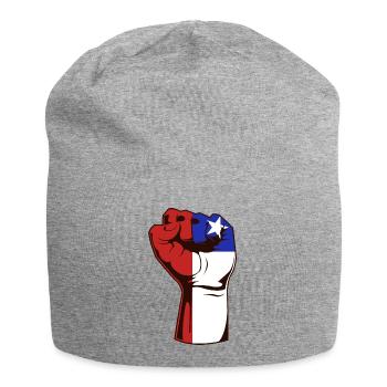 Chili Poing Révolution J’aime Le Chili - Bonnet en jersey - gris chiné - Devant