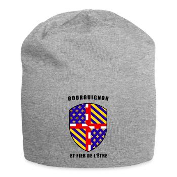 BURGUNDER UND STOLZ DARAUF! - Jersey-Beanie - Grau meliert - Vorne