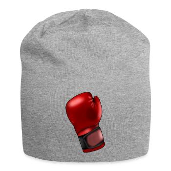boxing glove - Jersey Beanie - heather grey - Front