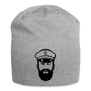 Capitaine - Bonnet en jersey - gris chiné - Devant