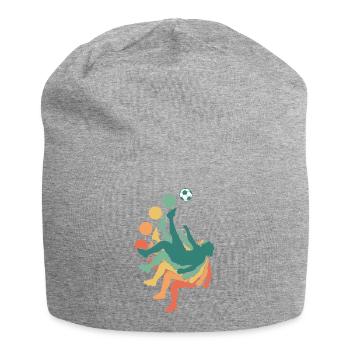 Fall Back Football Footballer Penalty Player - Jersey Beanie - heather grey - Front