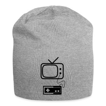 RETRO GAMING - Jersey-Beanie - Grau meliert - Vorne