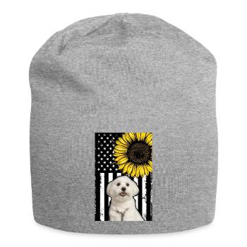 Maltese - Jersey Beanie - heather grey - Front