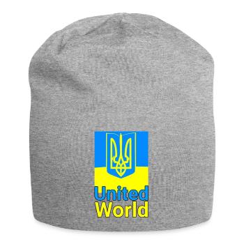 United World - Ukraine - Jersey-Beanie - Grau meliert - Vorne