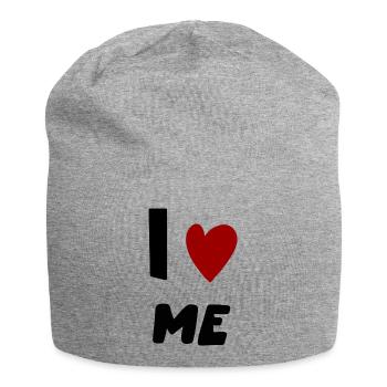I ❤️ ME - Jersey Beanie - heather grey - Front