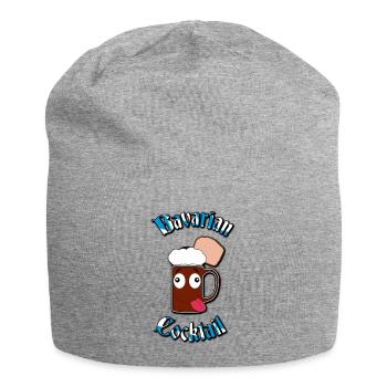Bavarian Cocktail / Goaßmaß V2 - Jersey-Beanie - Grau meliert - Vorne